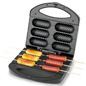 Crepeira Pratic Crepe & Hot Dog Mondial Preto e Inox 850W CP-01