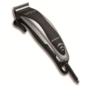 Cortador de Cabelos Hair Stylo Mondial Preto e Prata 10W CR-02