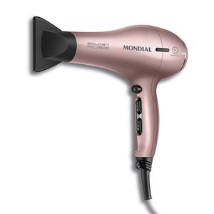 Secador de Cabelos Profissional Mondial Golden Rose 2000W SCP-01