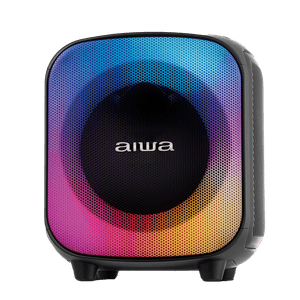 Caixa de Som PartyBox AIWA PB-07 Bluetooth 8H RGB USB TWS Preto