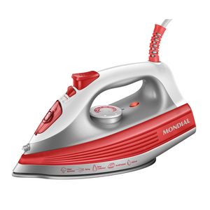 Ferro a Vapor Mondial Branco e Coral 1200W FVN-01-O