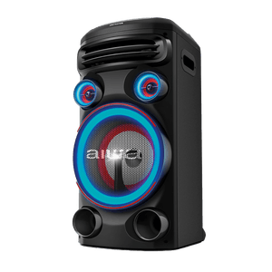 Torre de Som AIWA T1W -01 1500W 1Woofer10" Bluetooth RGB USB FM DJ