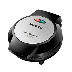 Omeleteira Pratic Omelet II Mondial Preto e Inox 800W OM-04-BI